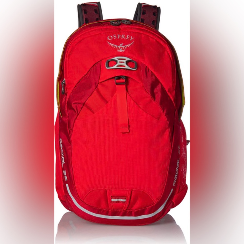 Osprey radial 34 backpack. Red.